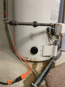 water heater leaking